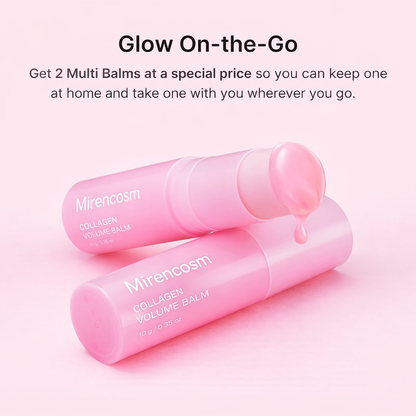 ⏰Buy one and get one free Pink Collagen Volume Multi Balm & Pink Collagen Volume Eye Mask