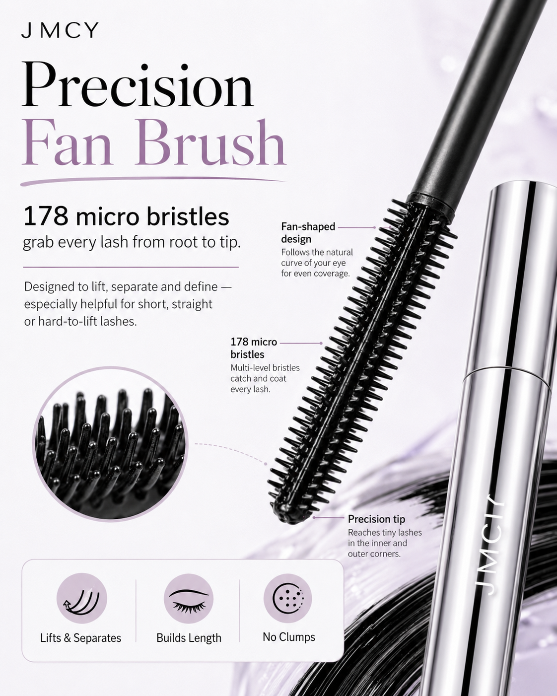 🌟Lashes That Stay Lifted All Day — No Smudges, No Clumps🌟