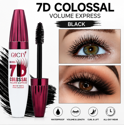✨ QICIY-7D Waterproof Mascara – Extreme Volume, Lifted Curl & All-Day Smudge-Proof Wear